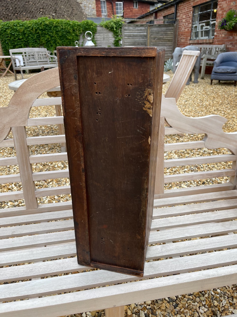 Georgian Mahogany table cabinet.  View VIII