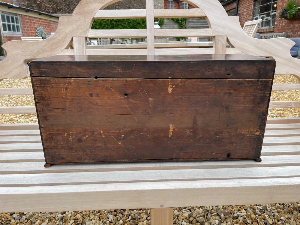 Georgian Mahogany table cabinet.  View X