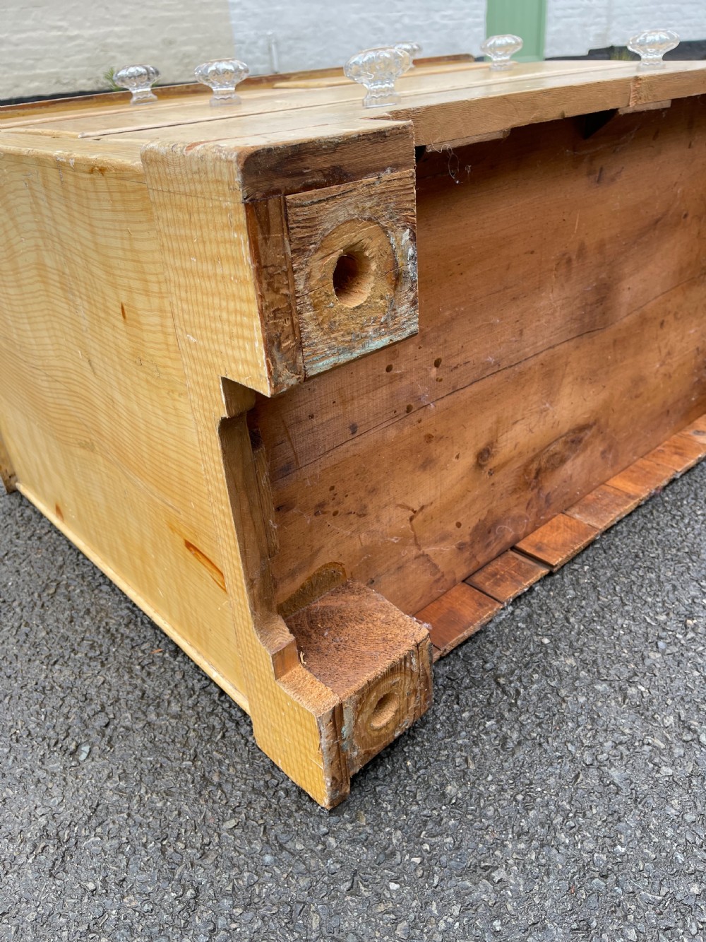 Victorian simulated Birdseye Maple chest  View VI