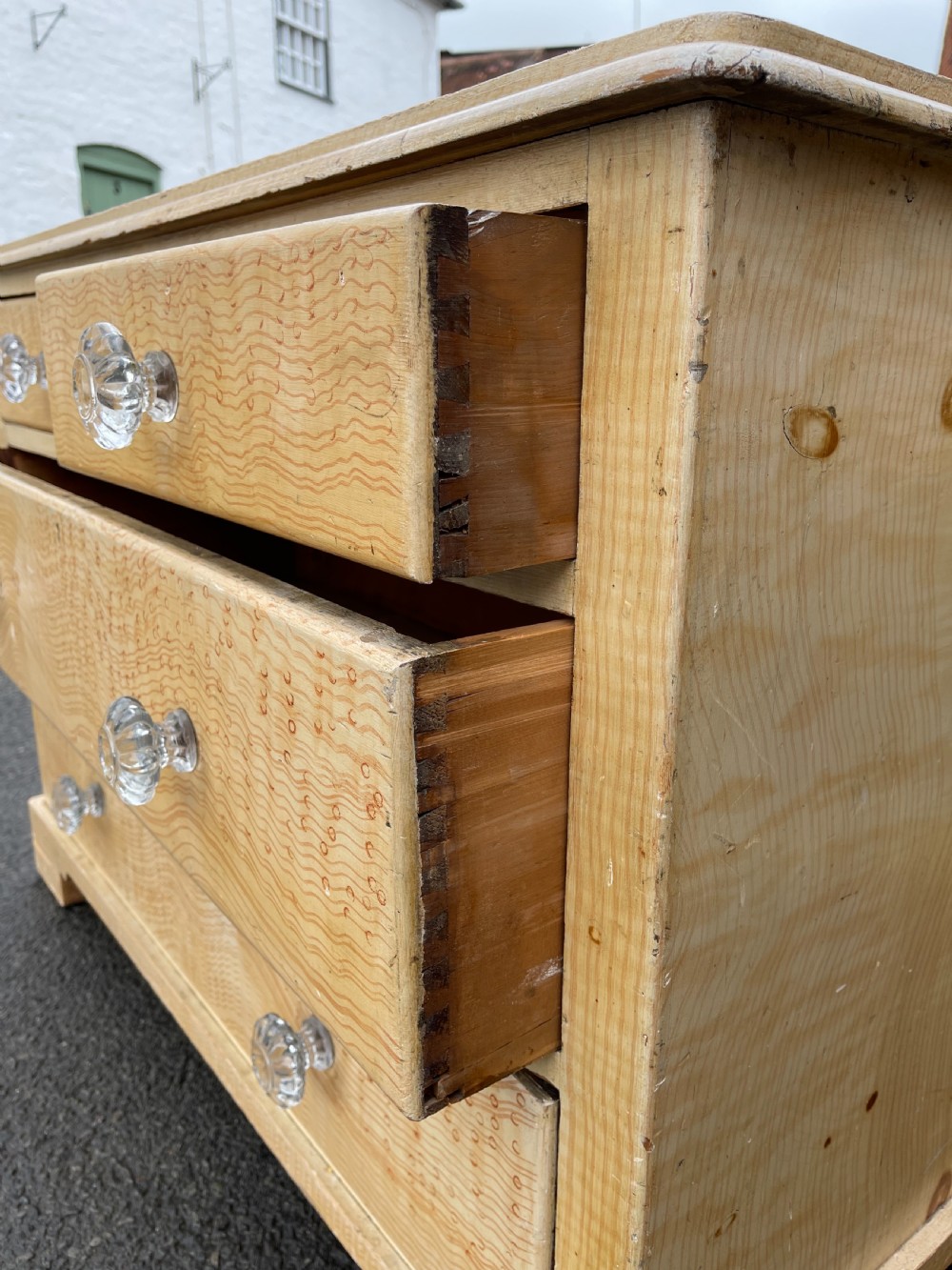 Victorian simulated Birdseye Maple chest  View VIII