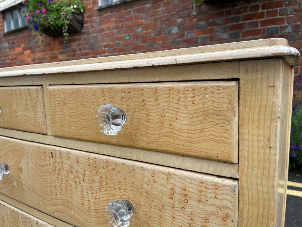 Victorian simulated Birdseye Maple chest  View IX
