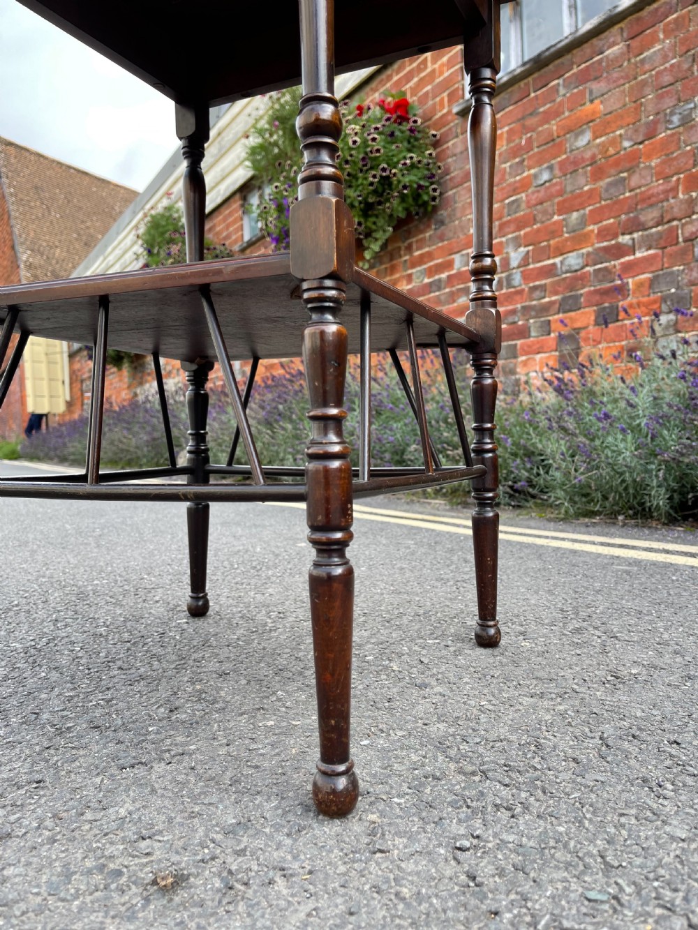 Godwin influenced mahogany table  View V