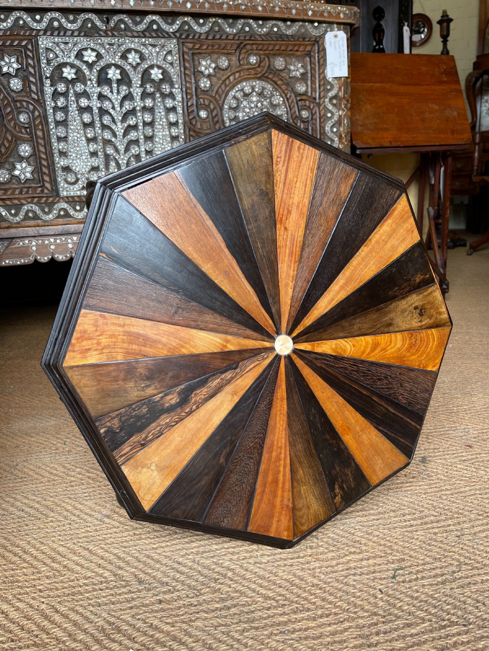 Ceylonese specimen topped table  View III