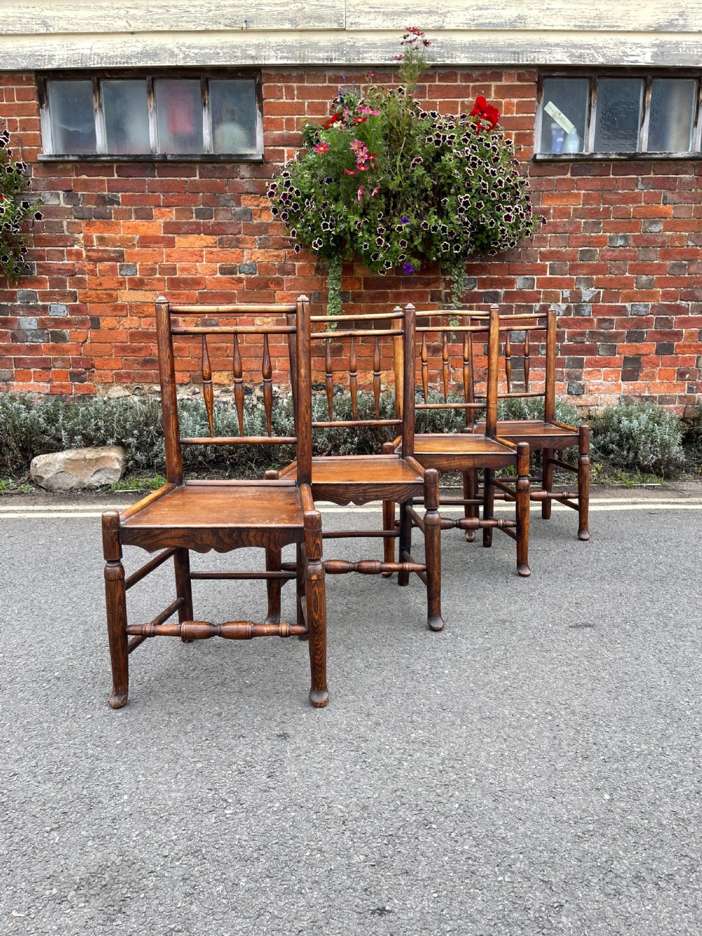 Set of four nineteenth century chairs 