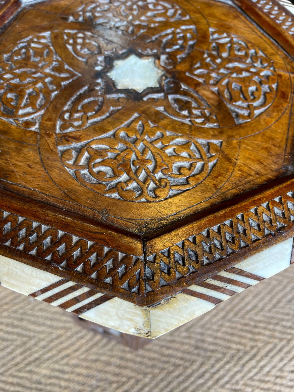 Syrian inlaid table  View IV