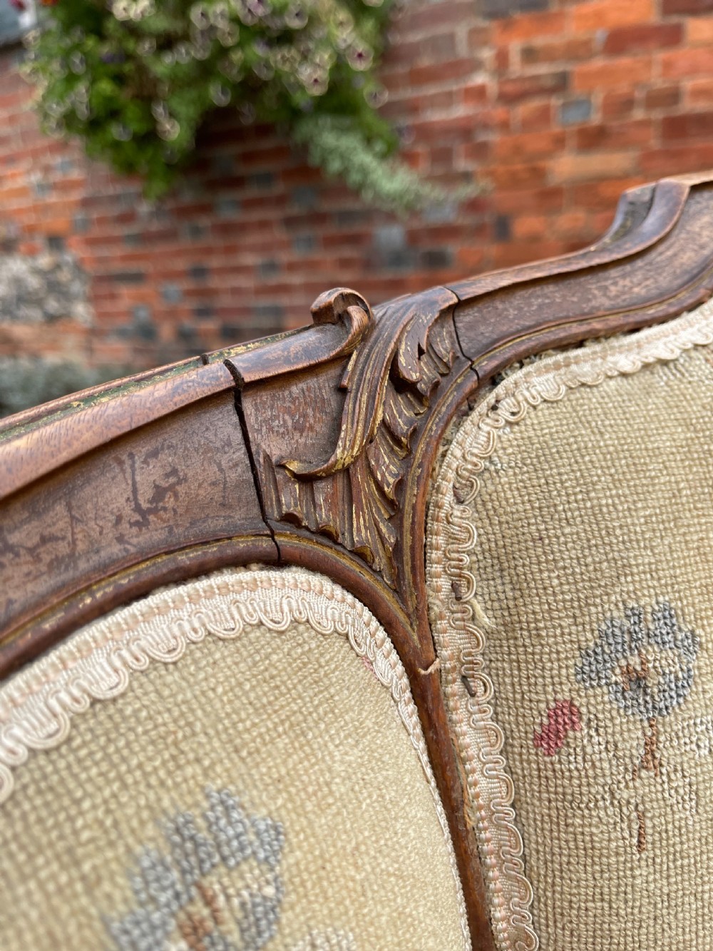 Pair of French Walnut armchairs  View VI