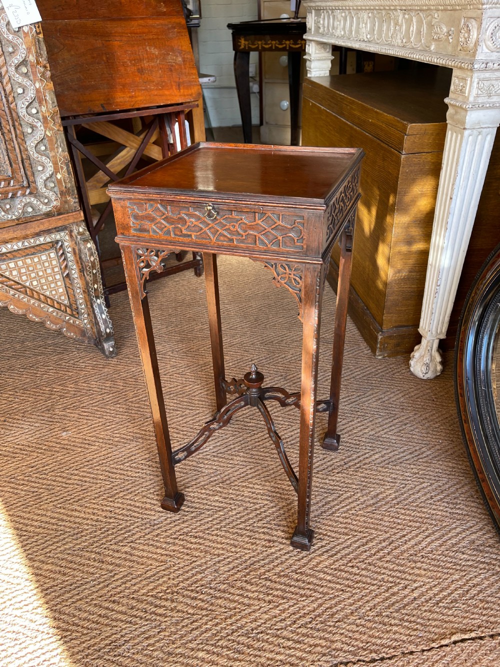 Late Victorian Mahogany urn stand 