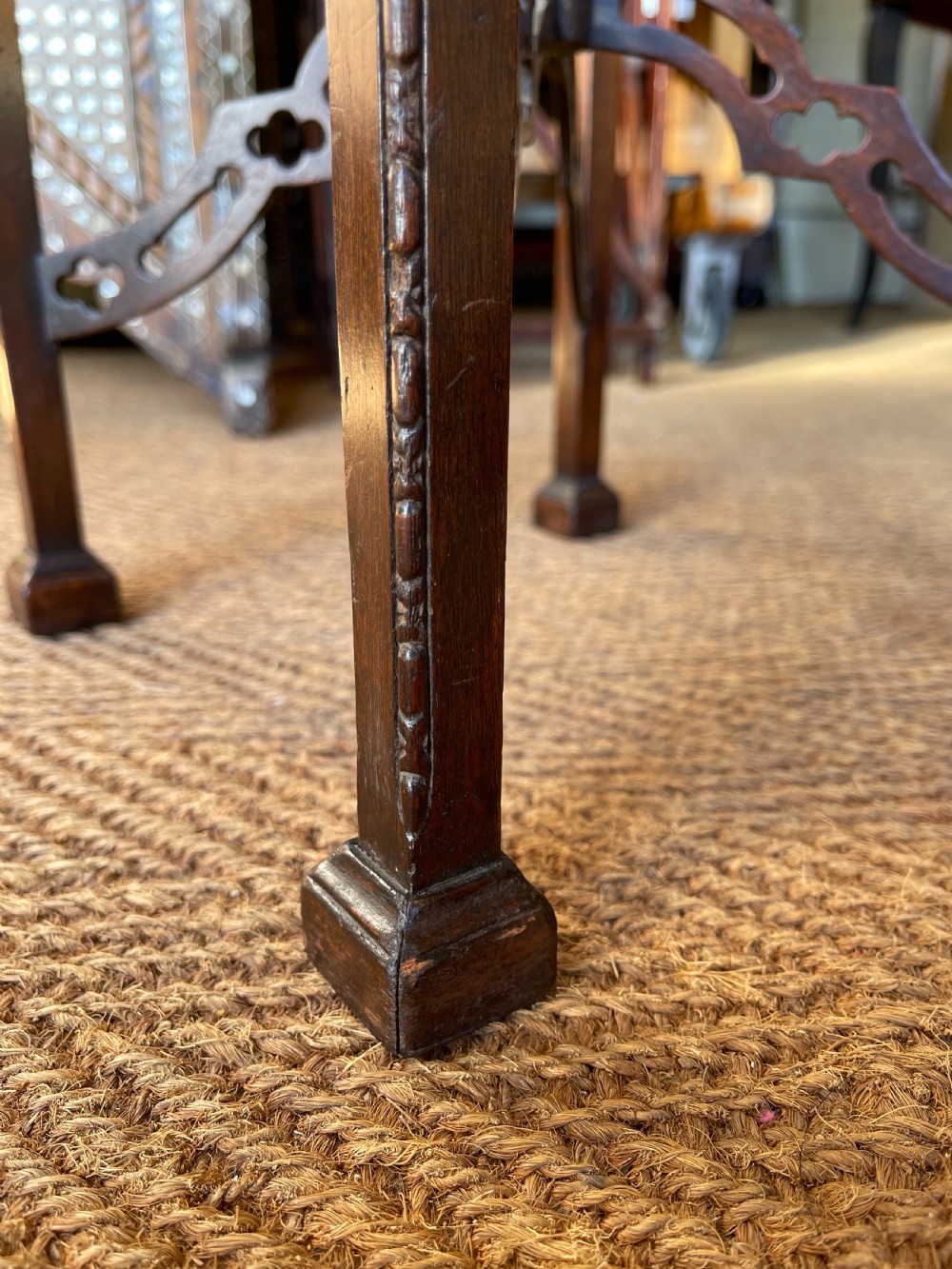 Late Victorian Mahogany urn stand  View IV