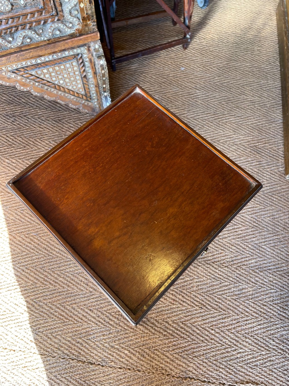Late Victorian Mahogany urn stand  View VIII