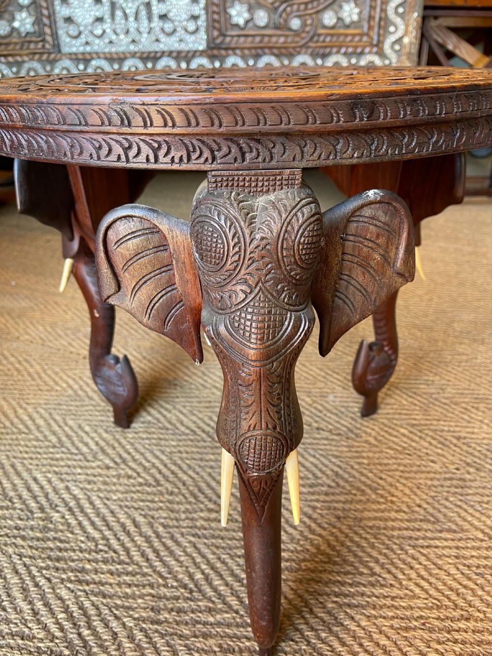 Indian elephant table  View IV