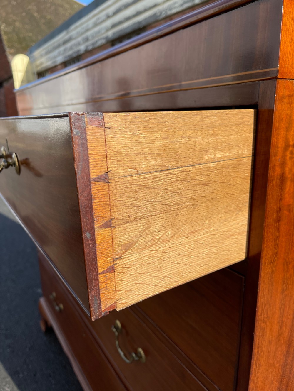 Georgian Mahogany chest View VII