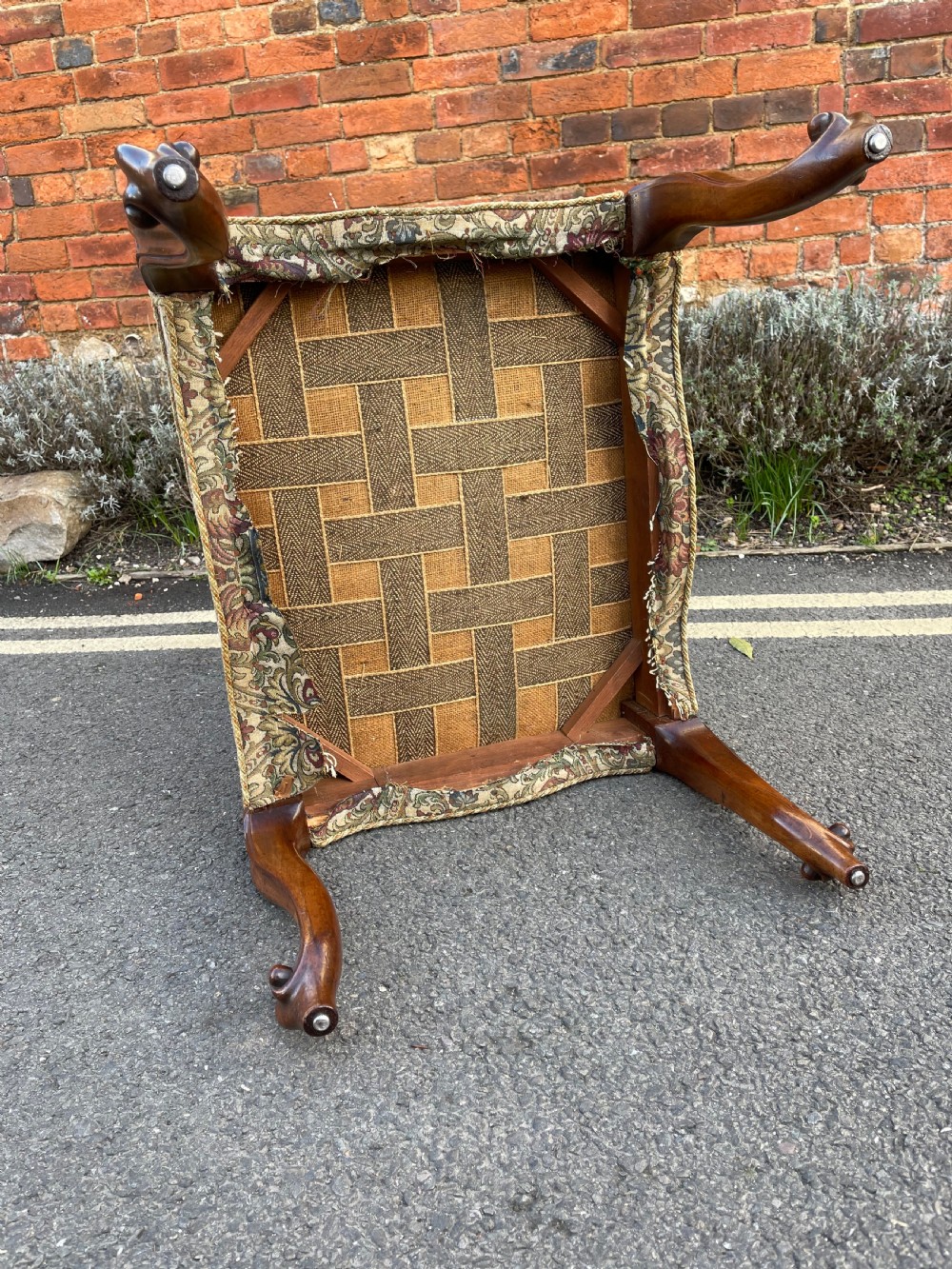 Victorian rosewood stool  View II