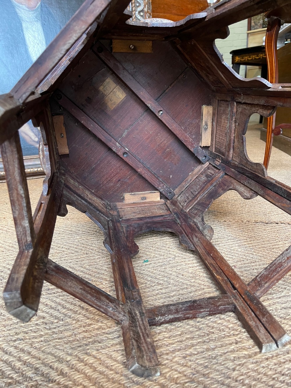 Antique Hoshiarpur table  View IX