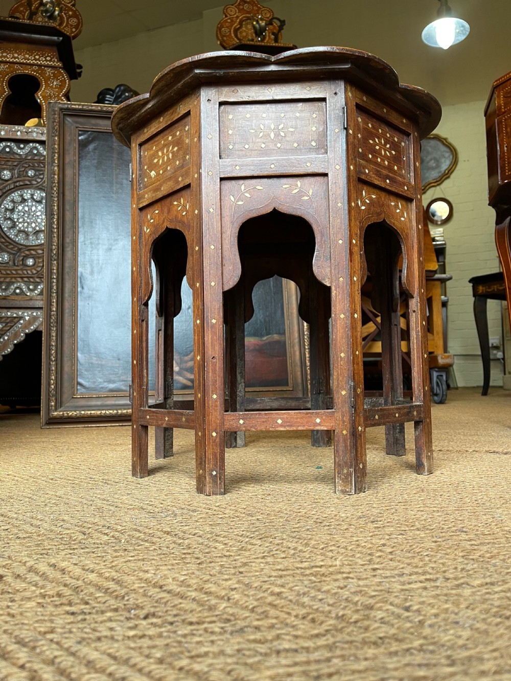 Antique Hoshiarpur table  View XI