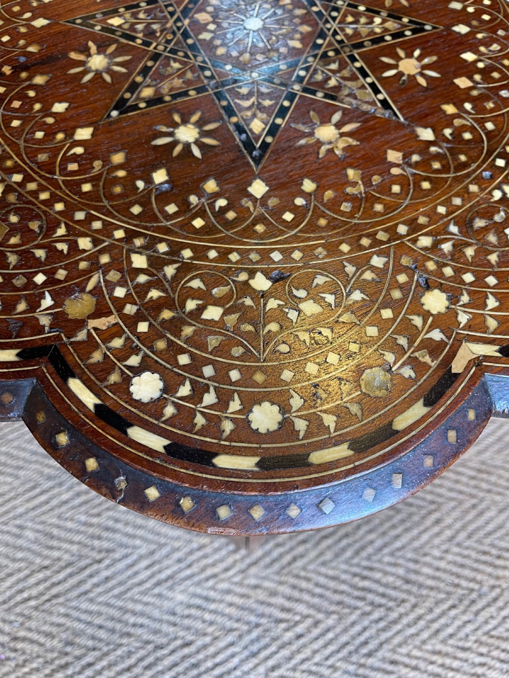 Antique Hoshiarpur table  View XII