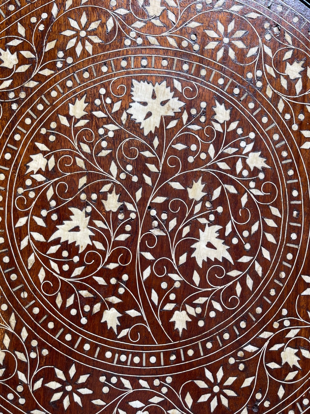 North Indian carved table  View V