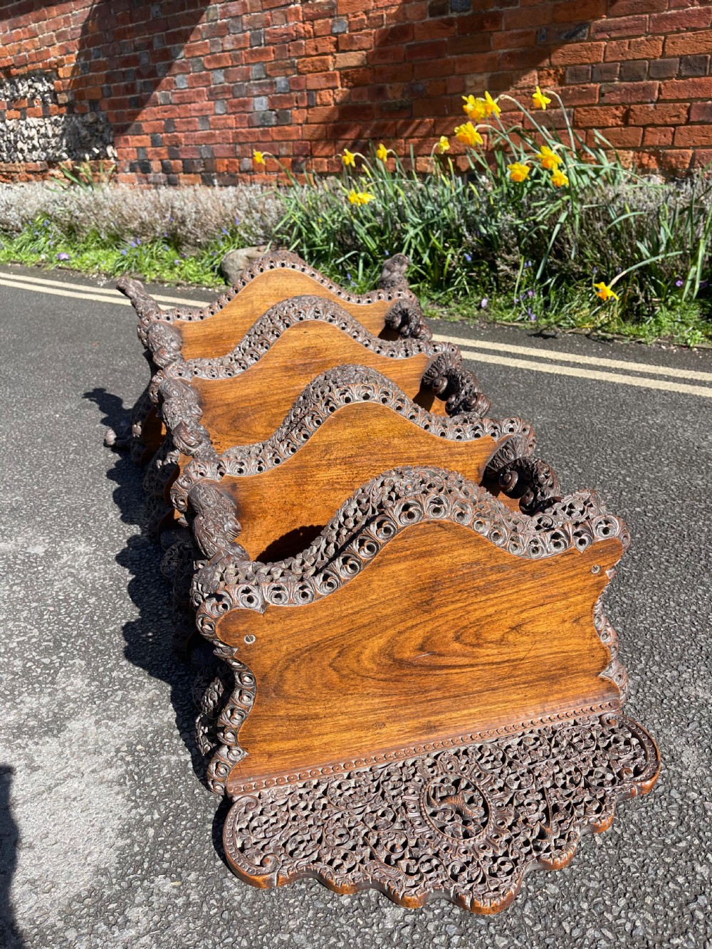 Burmese Teak whatnot  View XI