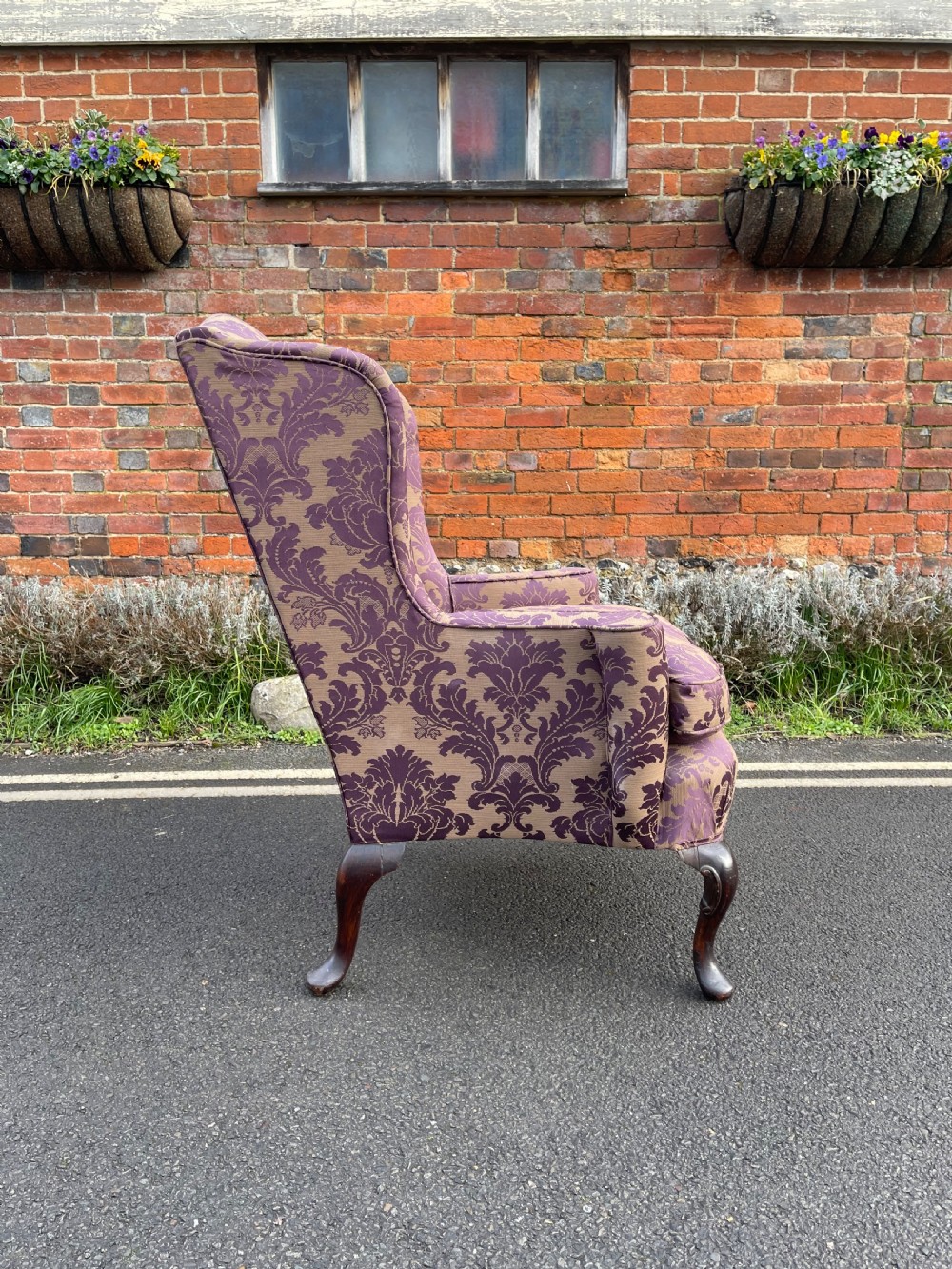 Nineteenth century wing armchair  View IV
