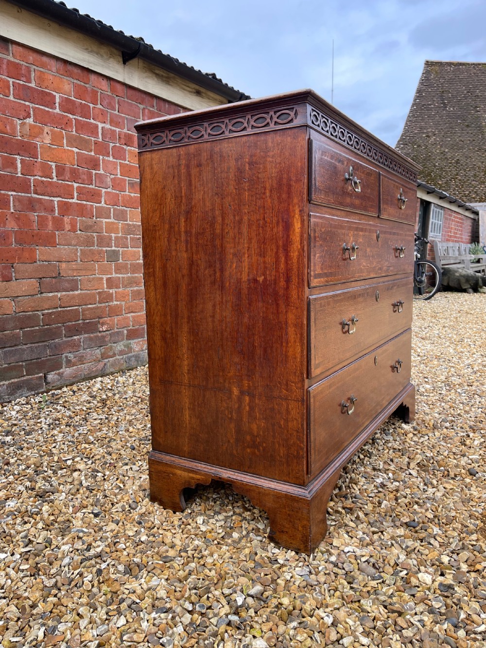 George III oak chest 