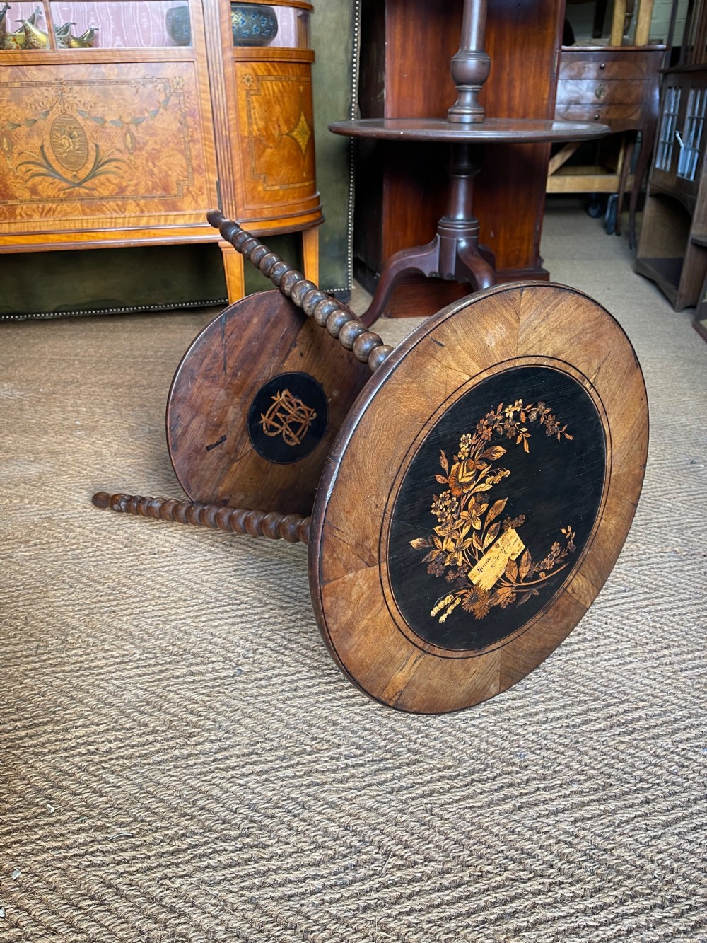 Olivewood table View III