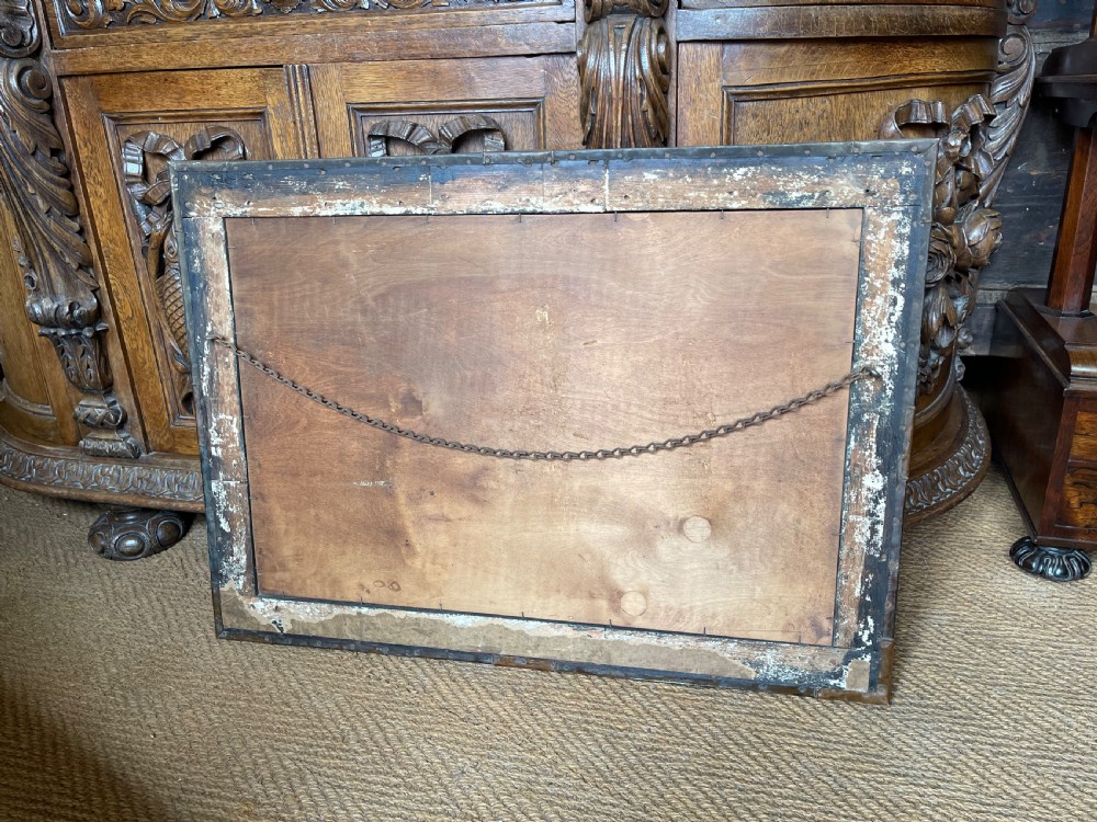 Pair of arts and crafts copper mirrors  View IV