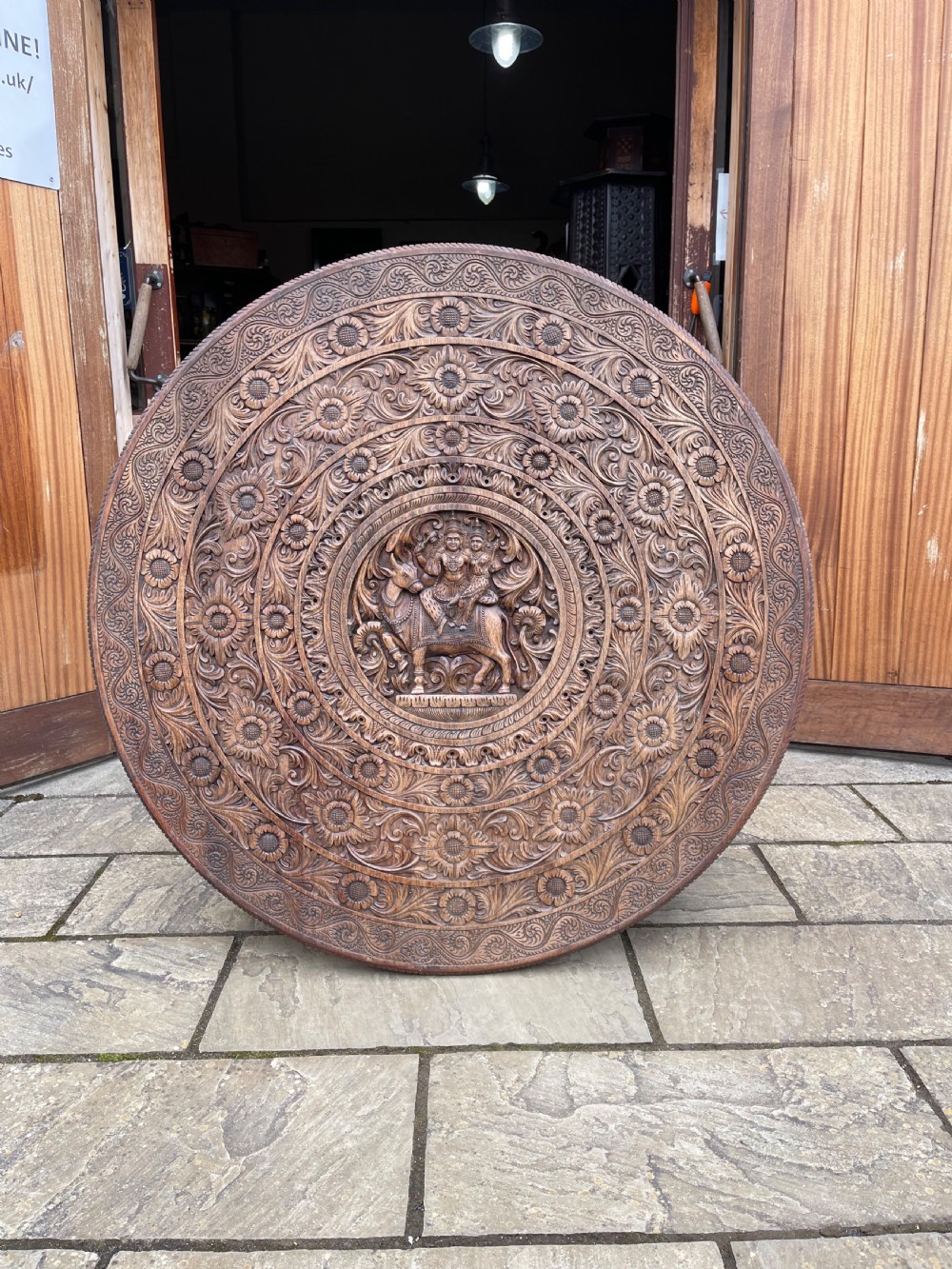 Exceptionally large elephant table  View III