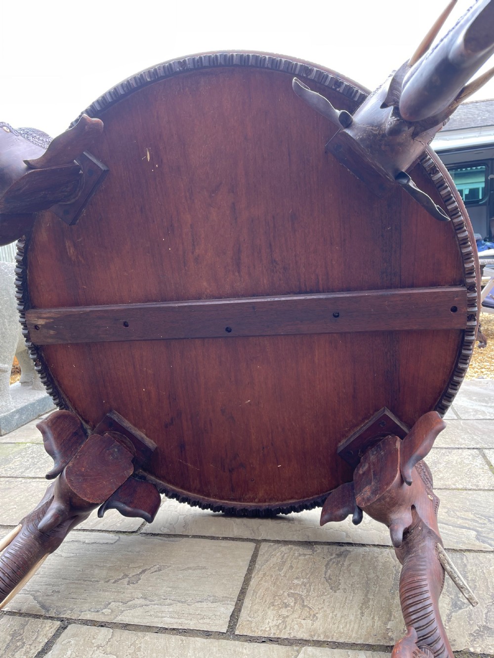 Exceptionally large elephant table  View IX