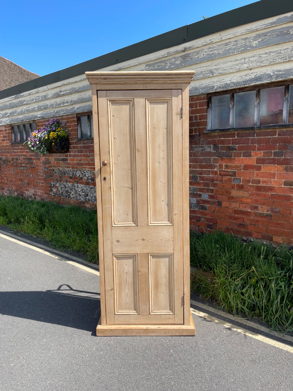 Nineteenth century pine cupboard 