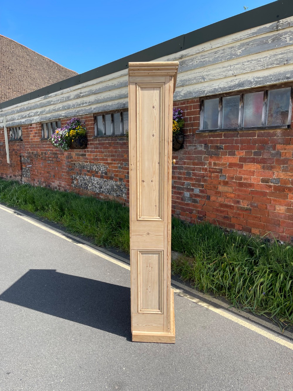 Nineteenth century pine cupboard  View II