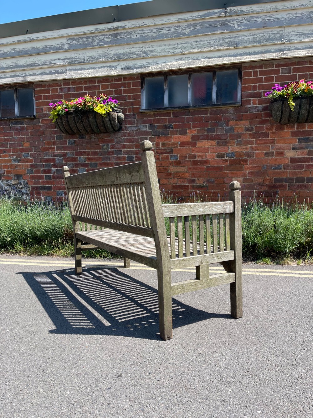 Heals of London teak bench View V