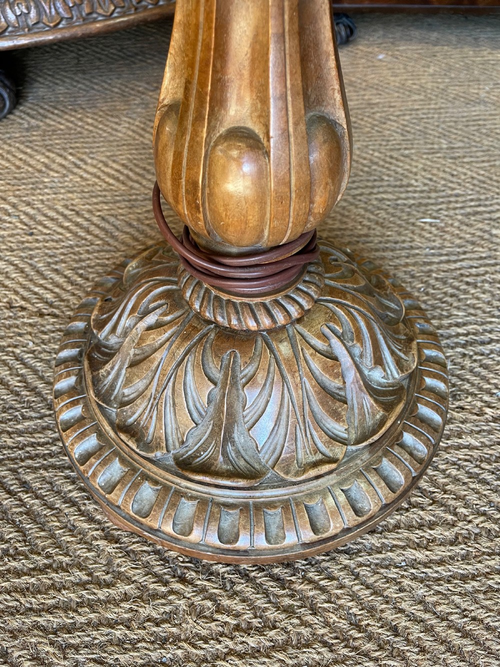 Kashmiri Walnut standard lamp View II