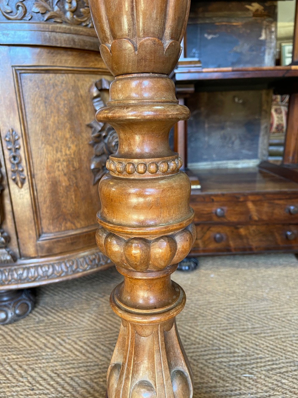 Kashmiri Walnut standard lamp View IV