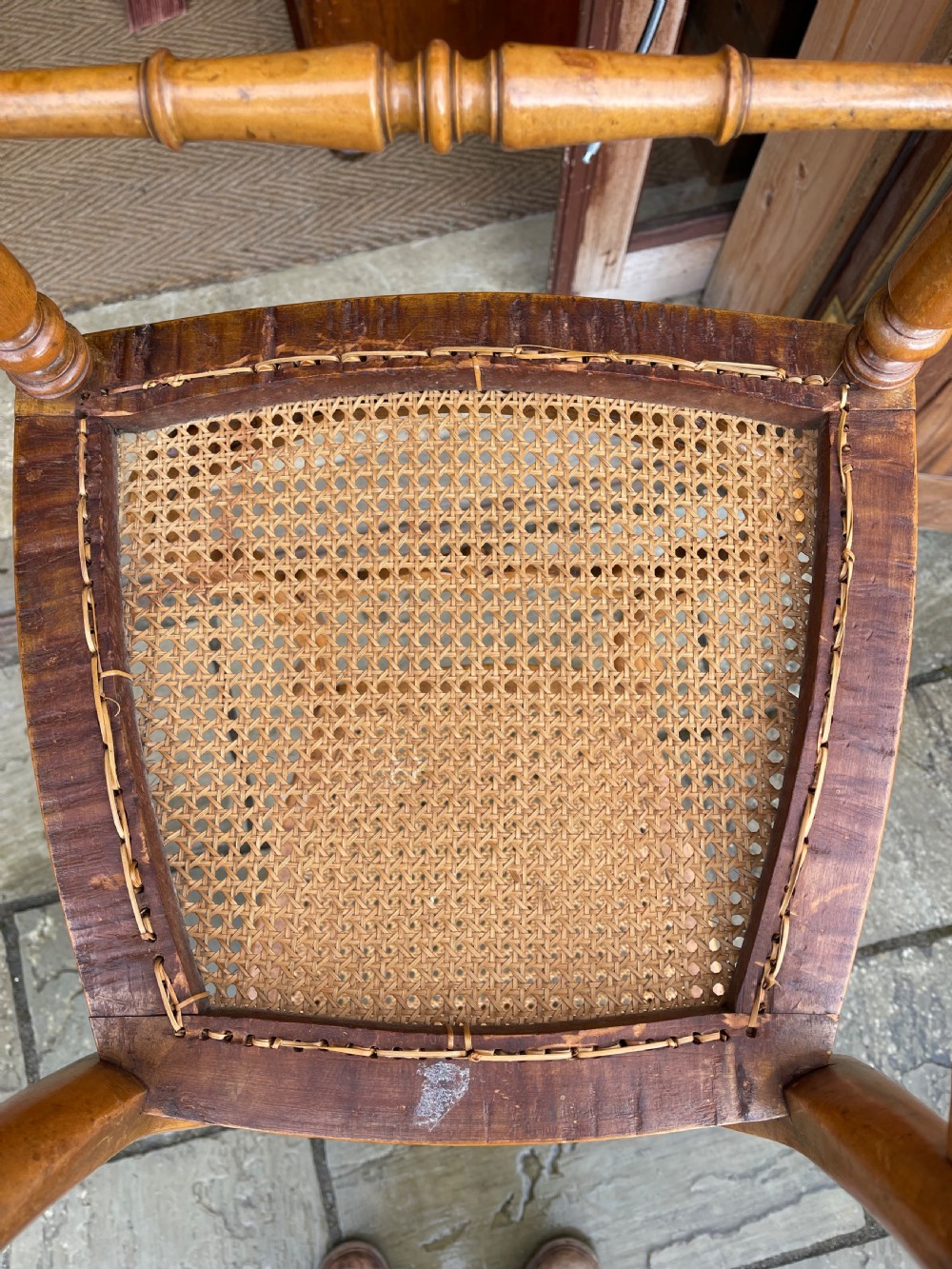 Pair of Birdseye Maple chairs  View IV