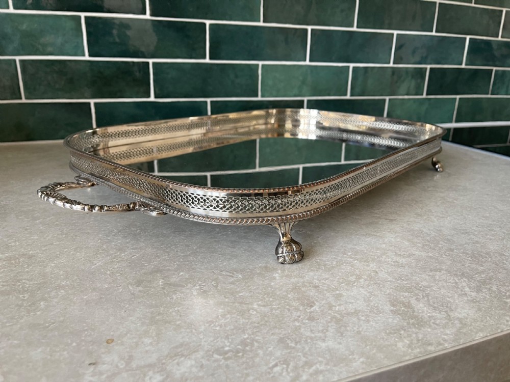 Silver plated tray