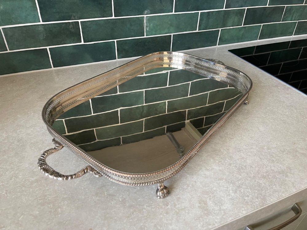 Silver plated tray View III