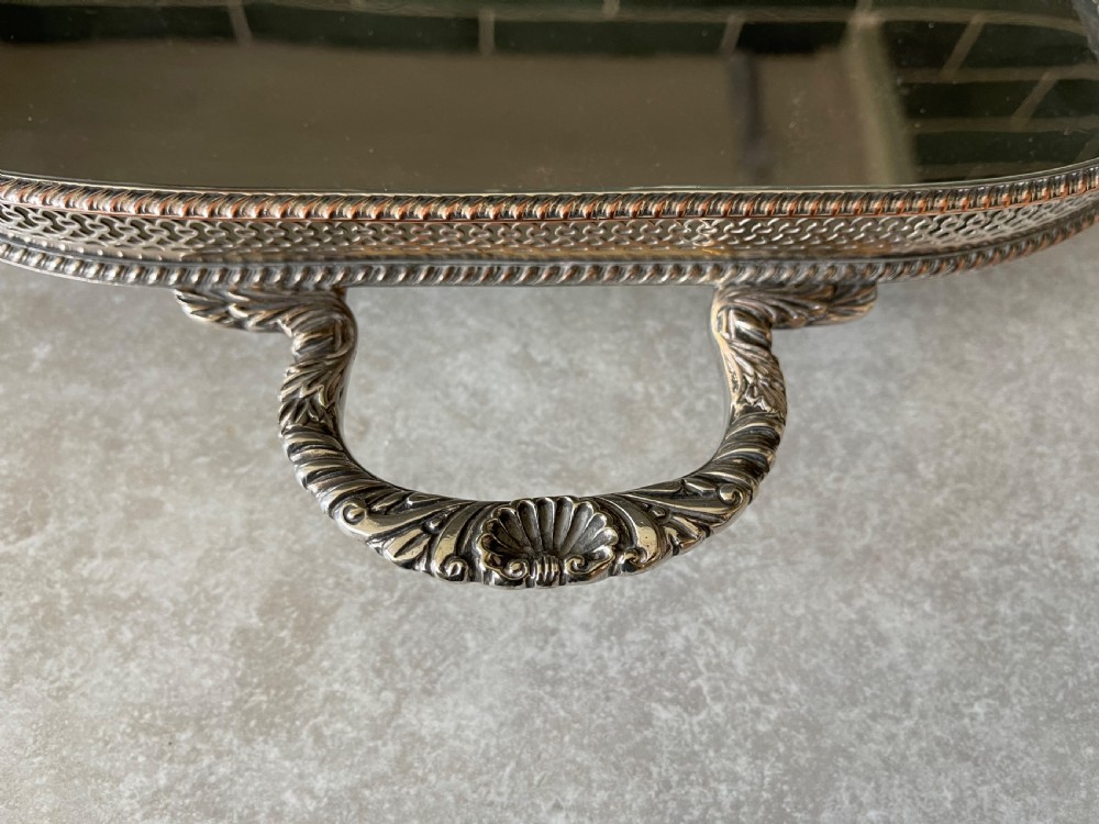 Silver plated tray View IV