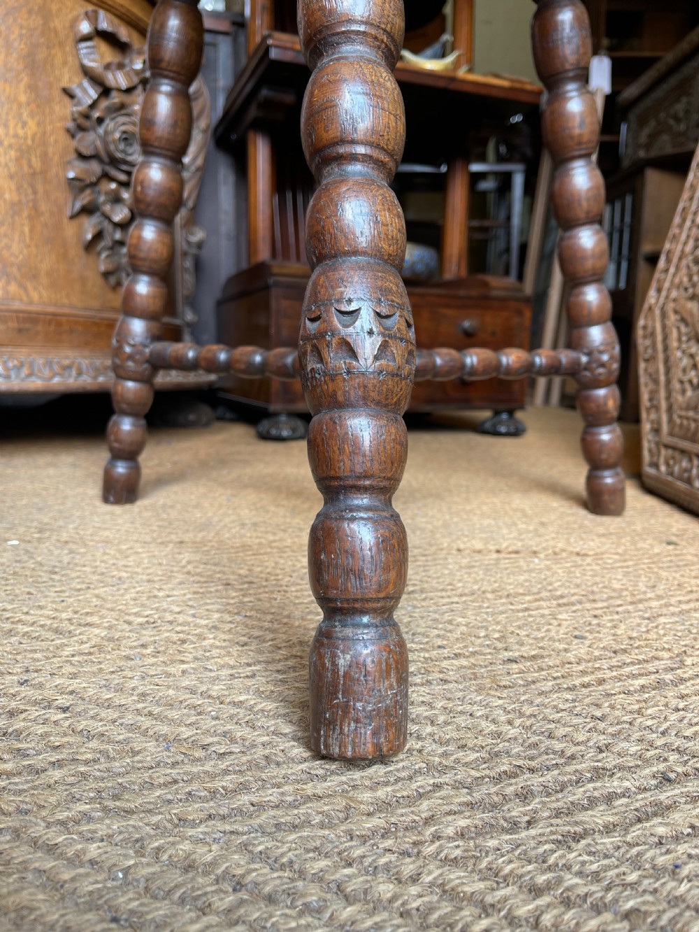 Oak occasional table  View IV