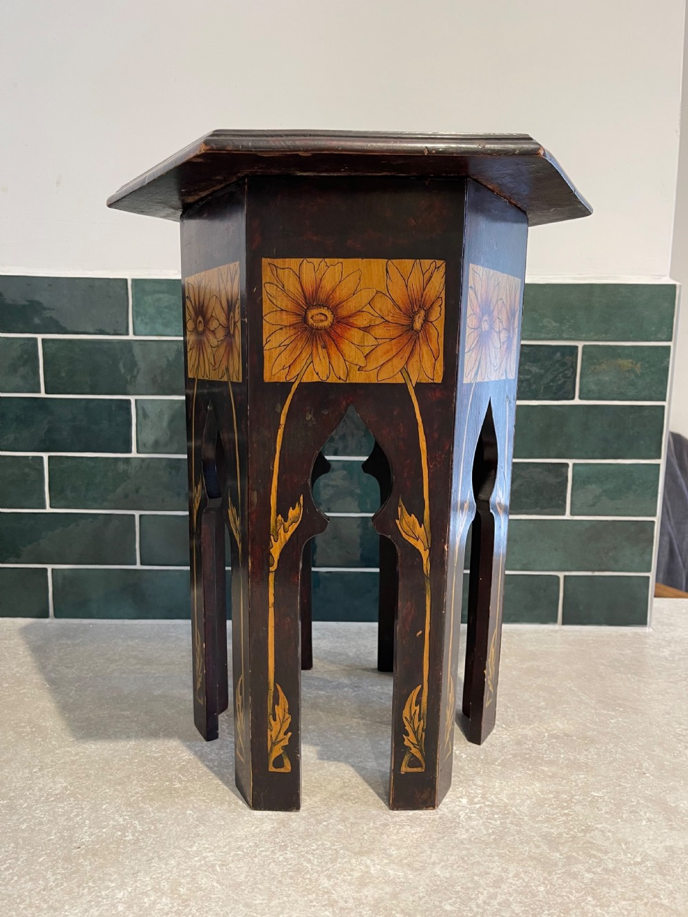 Moorish penwork table 