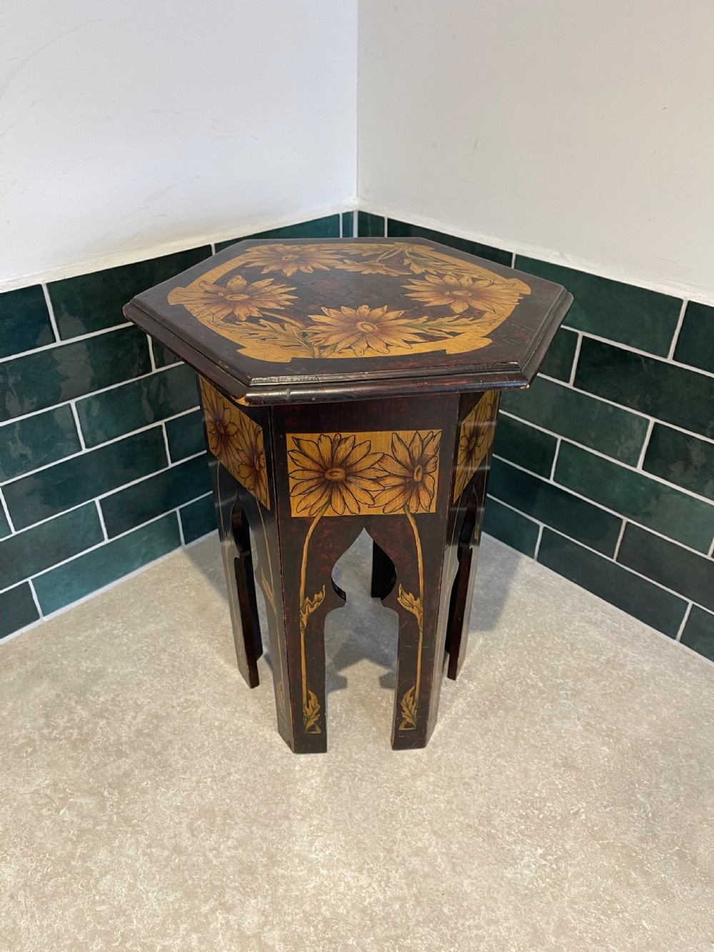 Moorish penwork table  View II