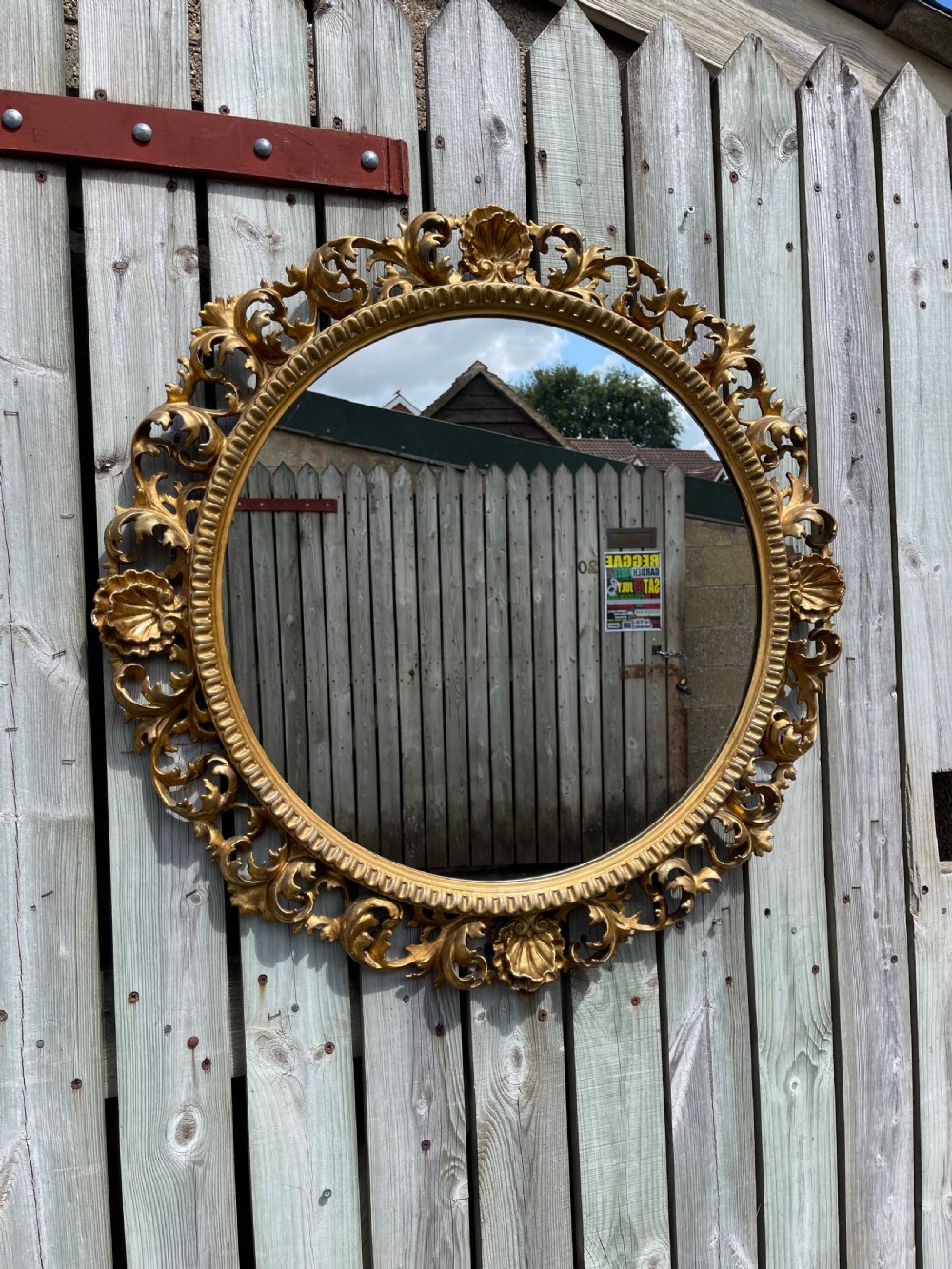 Nineteenth century giltwood mirror 