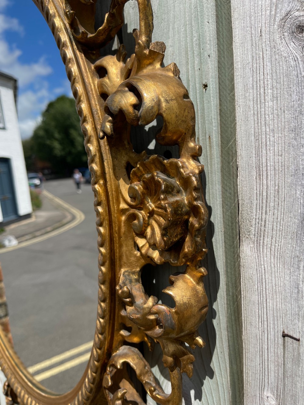 Nineteenth century giltwood mirror  View III