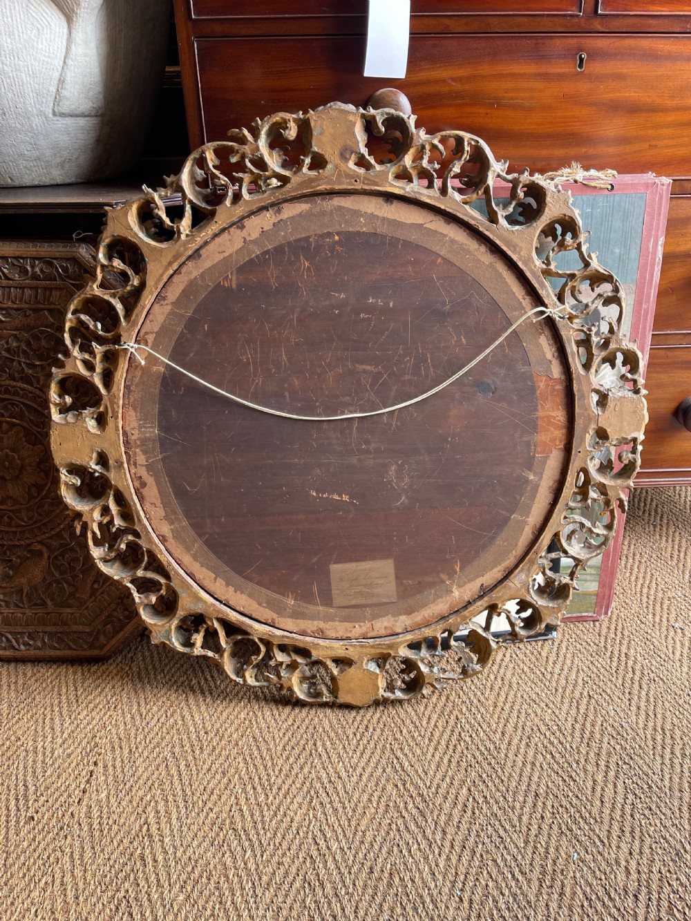Nineteenth century giltwood mirror  View IV