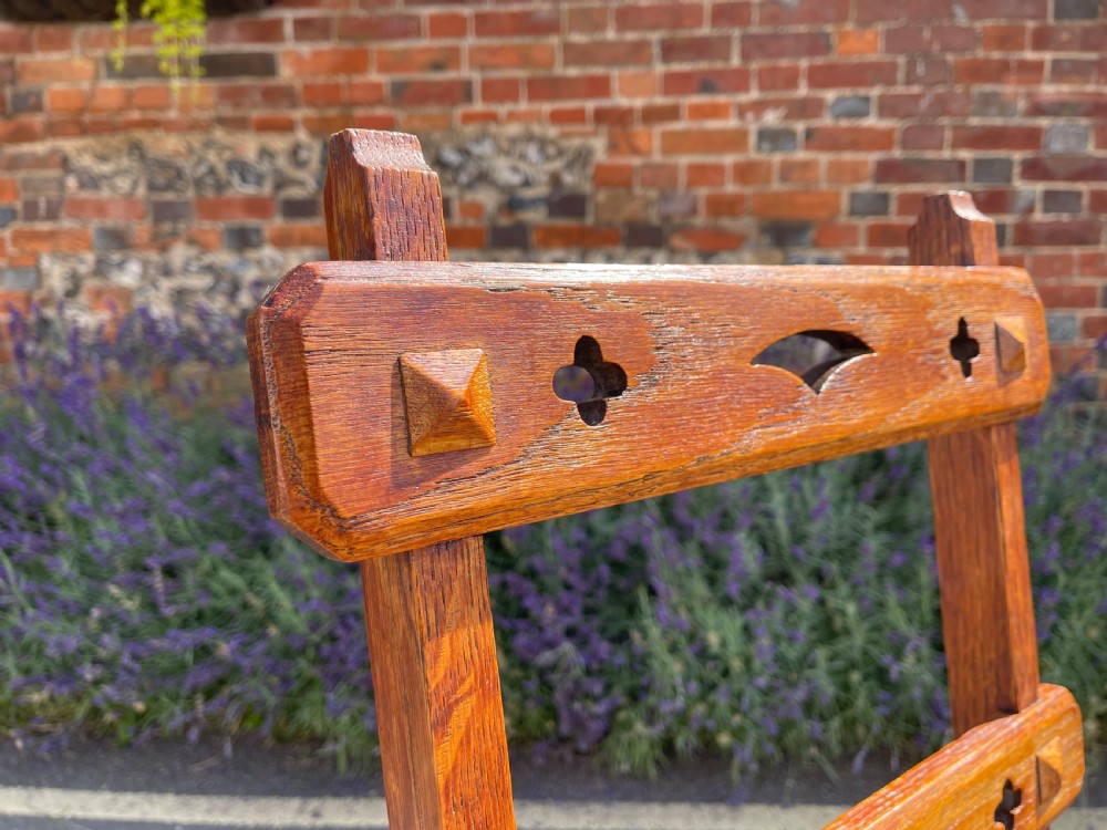 Oak metamorphic chair  View II