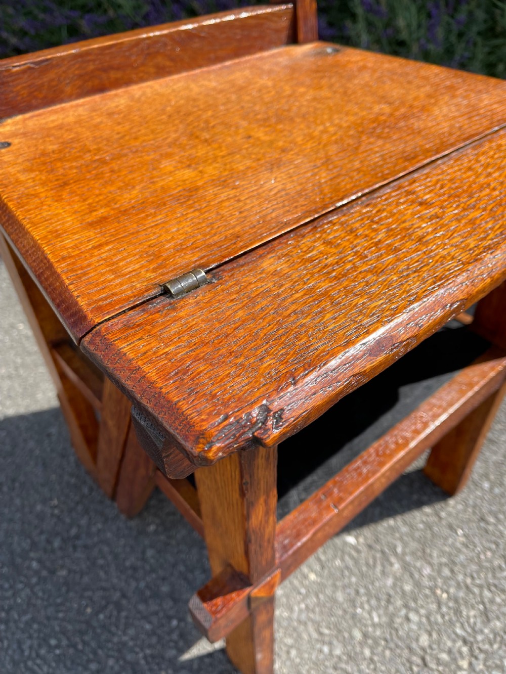 Oak metamorphic chair  View VI