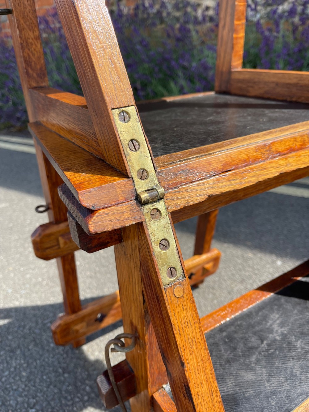 Oak metamorphic chair  View X