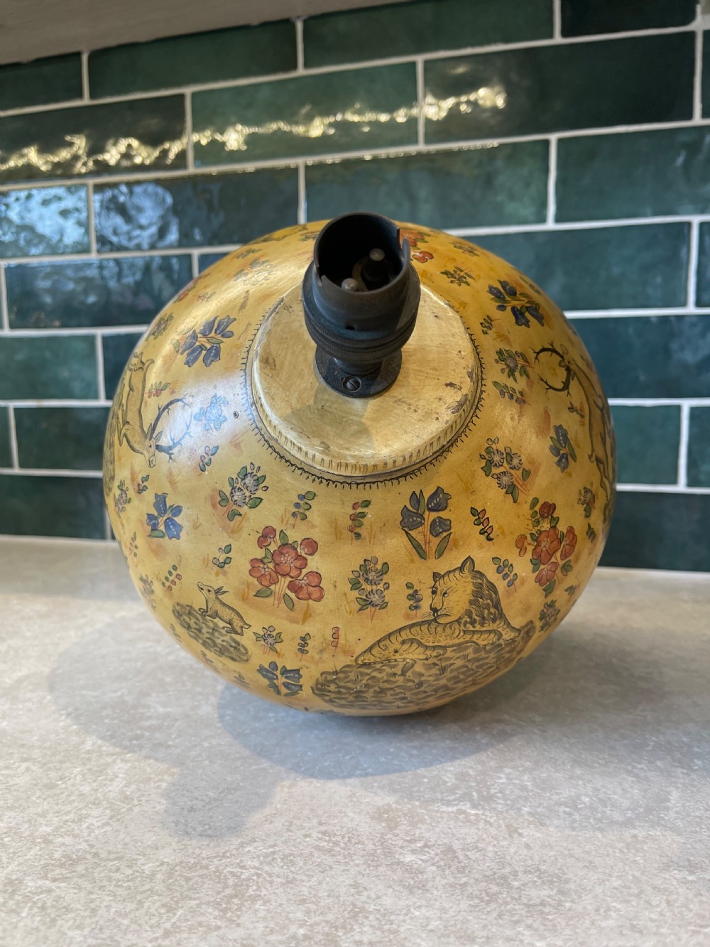Kashmiri lamp View III