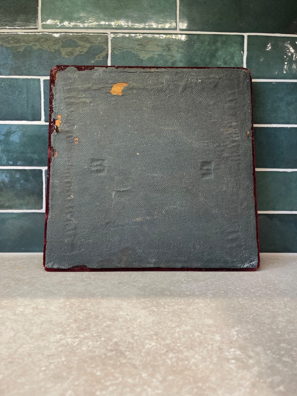 Victorian velvet mirror  View III