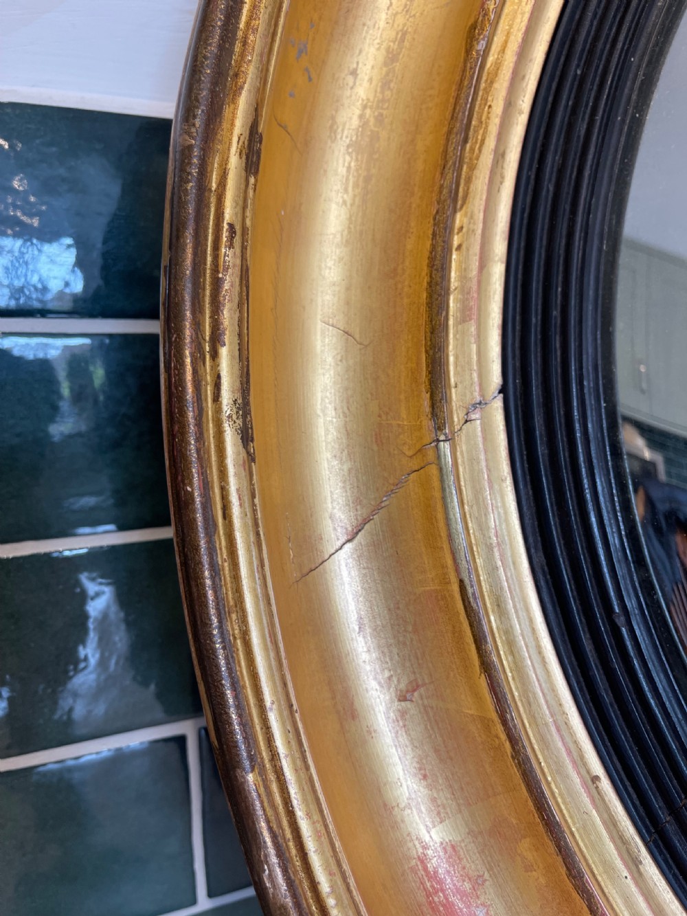 Early Nineteenth century convex mirror  View V