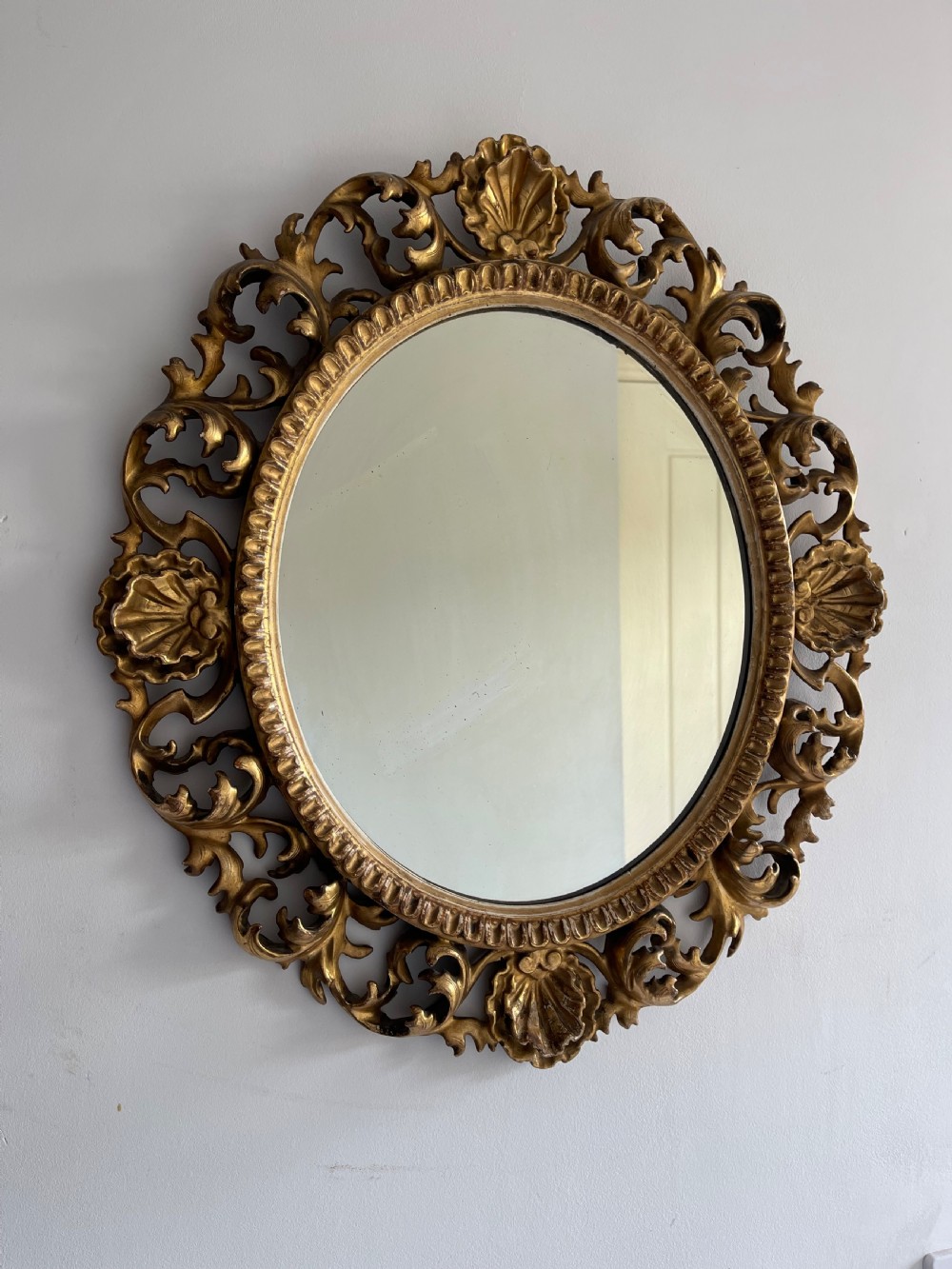 Nineteenth century Florentine mirror 