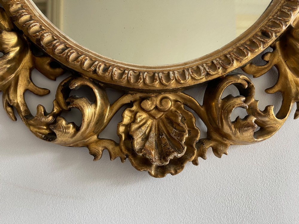 Nineteenth century Florentine mirror  View II